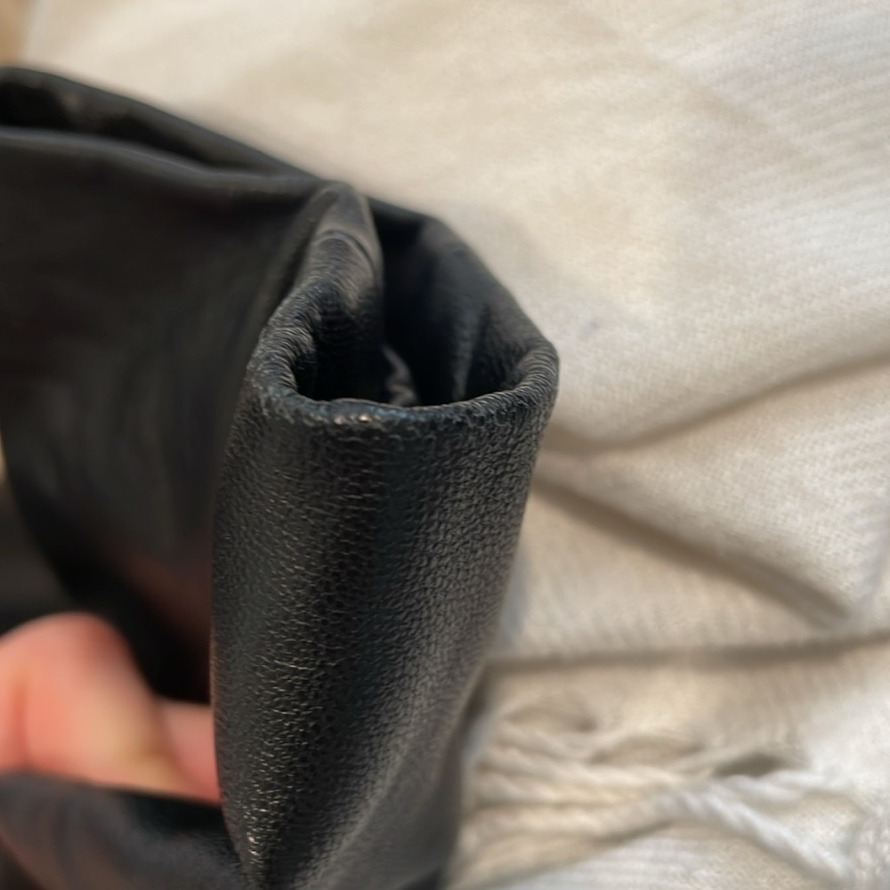 Style & Co black leather jacket - Picture 11 of 16